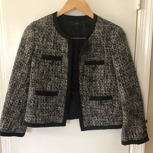 J Crew tweed suit jacket - 6